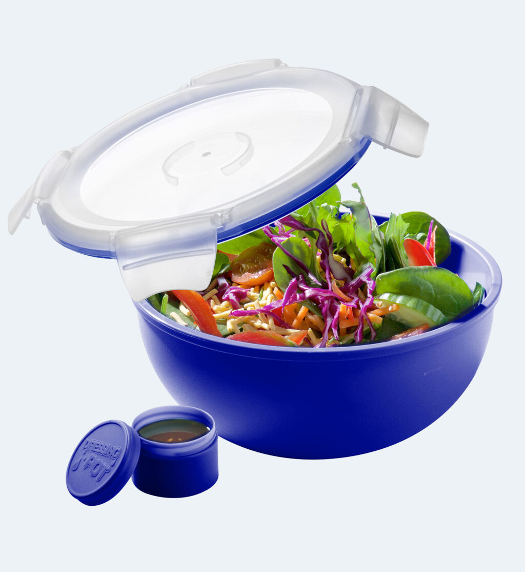 Sustainable Leak Proof Salad Bowl 1L Container