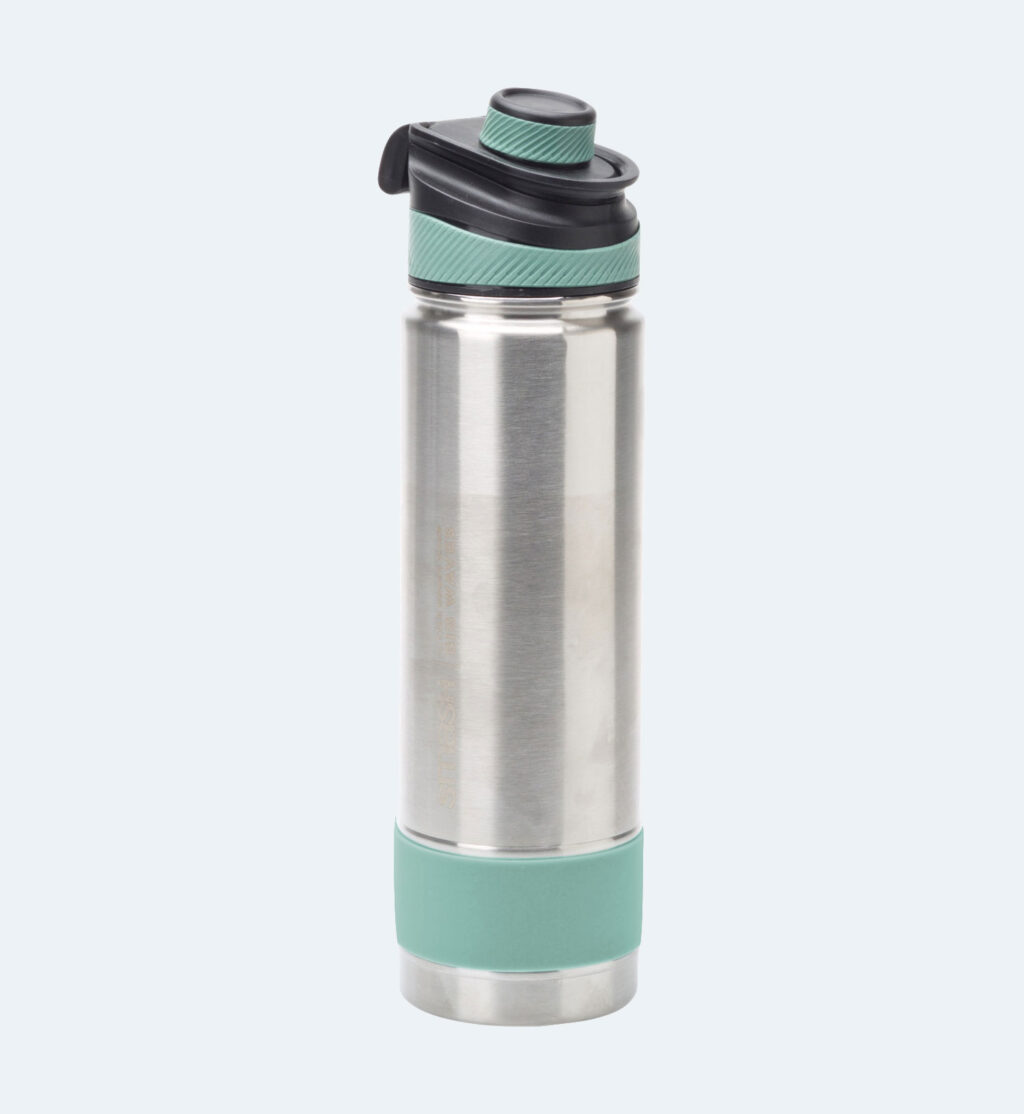 Personalised Water Bottle with Flip Top Straw 800ml Kids School Metal  Drinks Cup