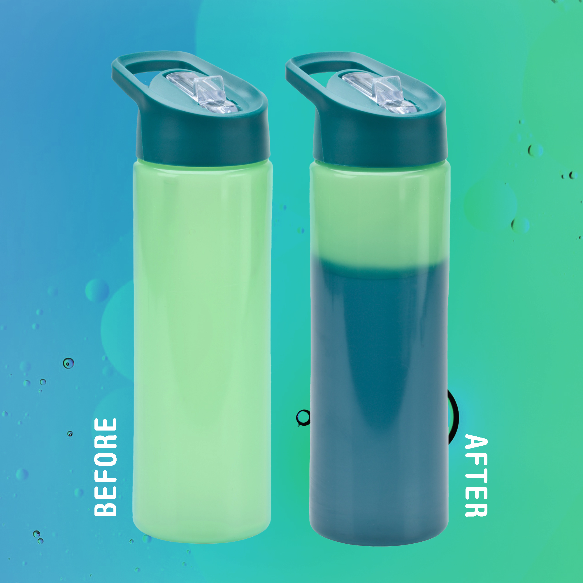 Colour Change Water Bottle 700ml Smasia Enterprises Pty Ltd